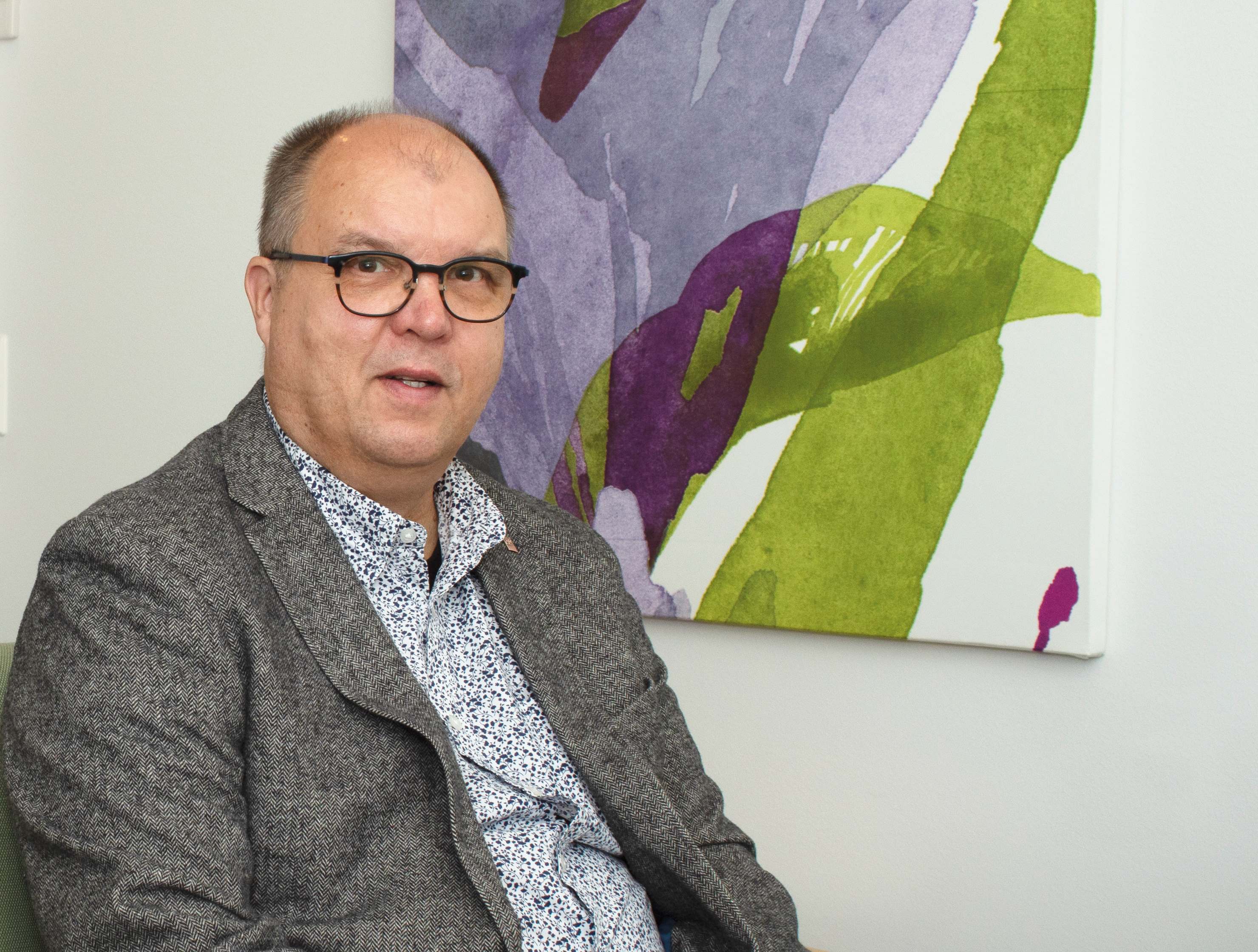 Perheasian neuvottelukeskuksen johtaja Jussi Aukion kuvan on ottanut Matti Pirhonen
