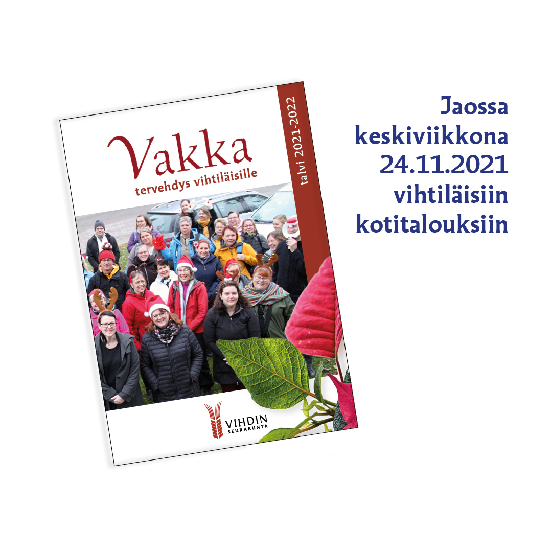 Vakka-seurakuntalehden kansikuva