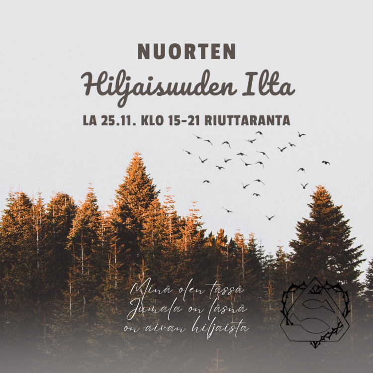Hiljaisuuden ilta nuorille ja nuorille aikuisille