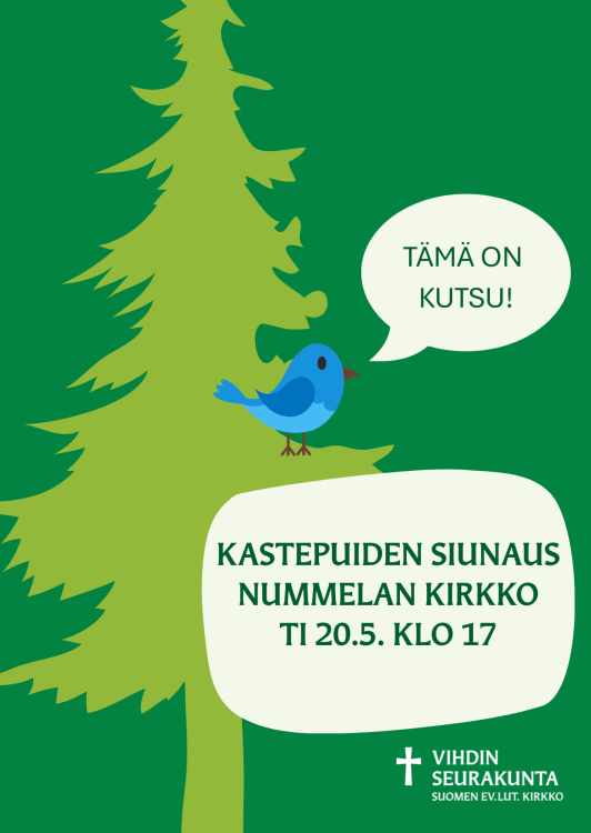 Kutsu kastepuiden siunaamiseen