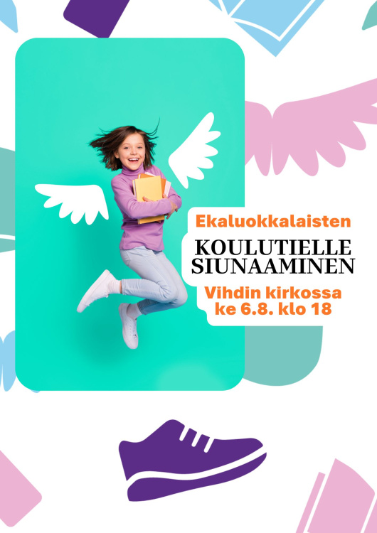 Koululaisten siunaaminen