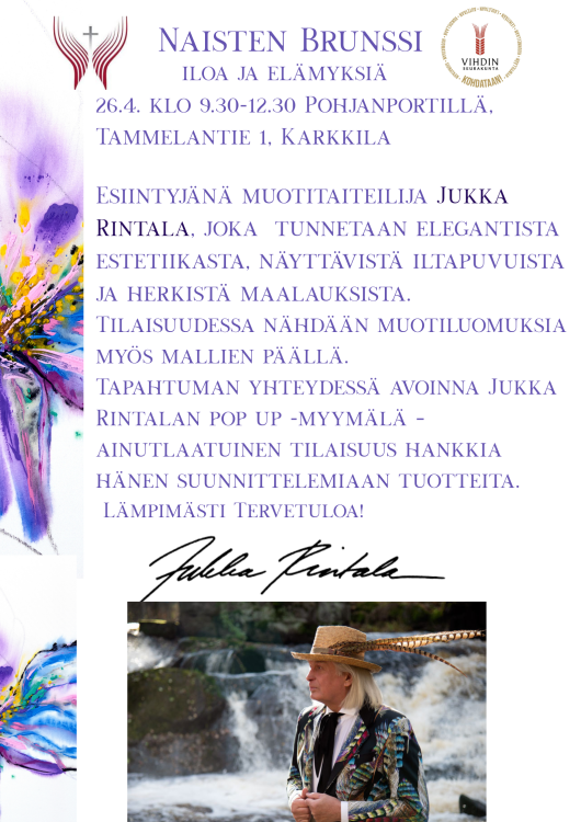 Naisten Brunssi Karkkilassa Brunssin mainos