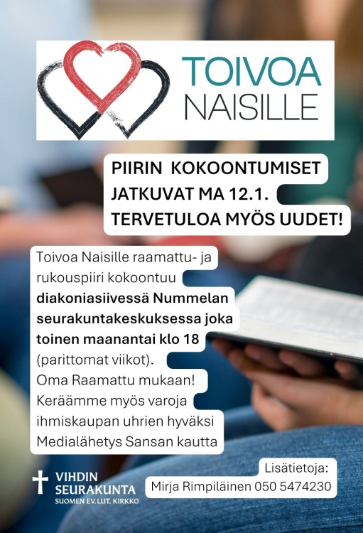 Toivoa naisille
