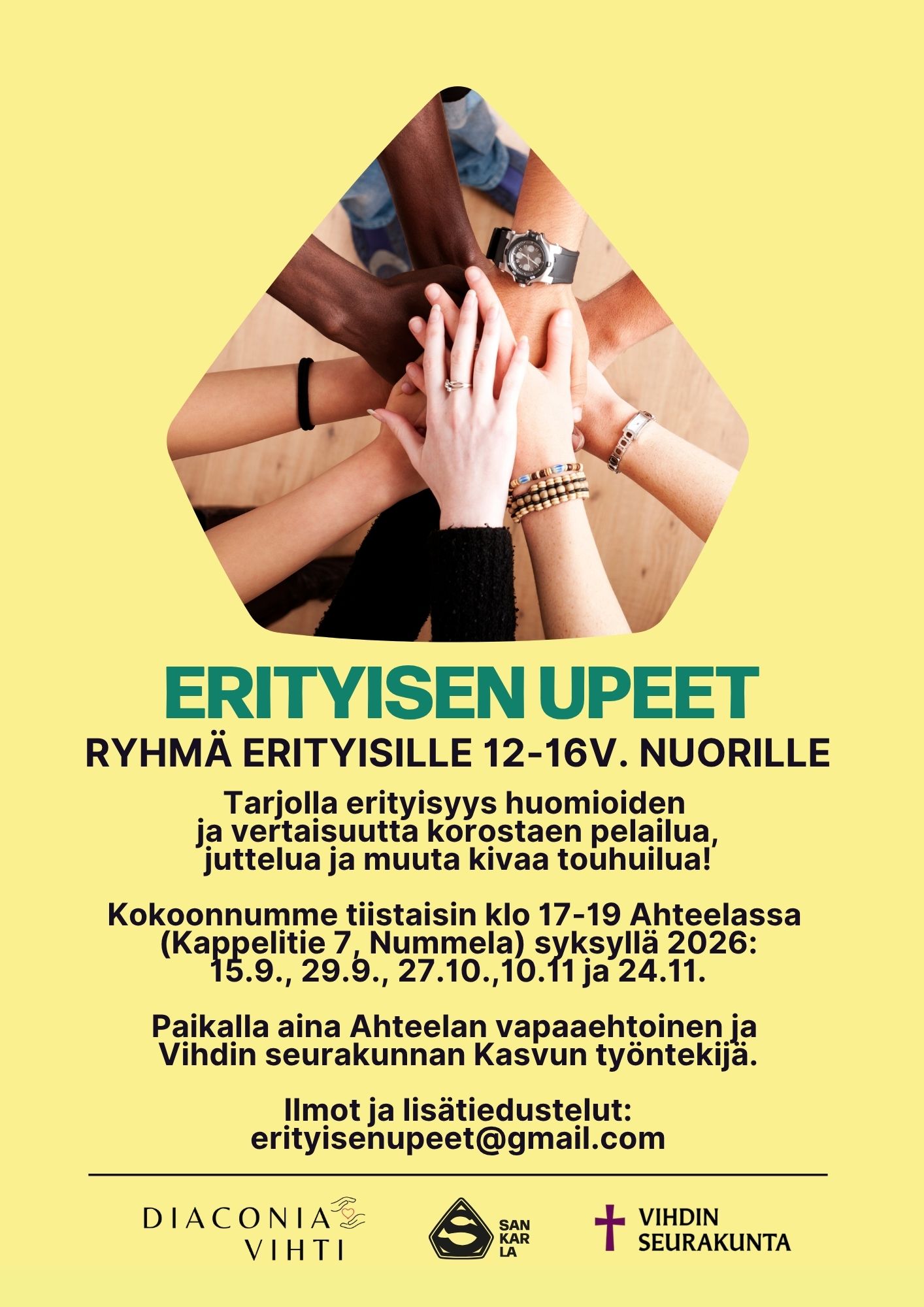 Erityisen upeet toimintaa erityisille nuorille 12-16v.